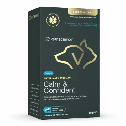 Vet Strength Calm & Confident Liquid for Dogs & Cats - 236,6 ml