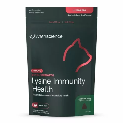 Extra Strength Lysine Immunity Health Chews für Katzen mit Hühnergeschmack - 120 Stk.