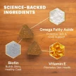 Extra Strength Healthy Skin & Coat Chews für Hunde mit Entengeschmack - 40 Stück