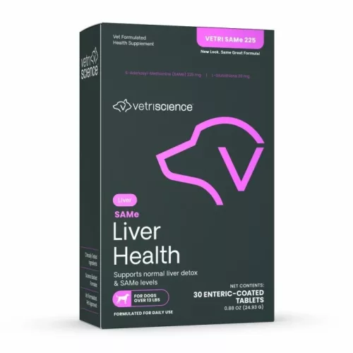 SAMe Lebergesundheit Tabletten für Hunde - 225 mg - 30 Stück 