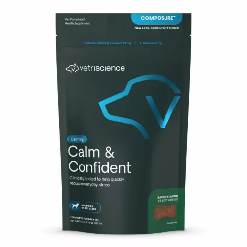 Calm & Confident Kaudrops für Hunde mit Speckgeschmack - 45 Stück