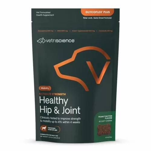 Ultimate Strength Healthy Hip & Joint Chews für Hunde Erdnussbuttergeschmack - 45 Stück