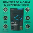 Calm & Confident Chews for Dogs Peanut Butter Flavor - 45pcs