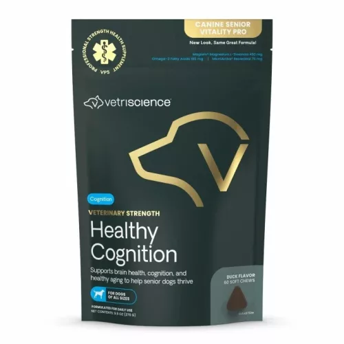 Vet Strength Healthy Cognition für Hunde mit Entengeschmack - 60 Stück