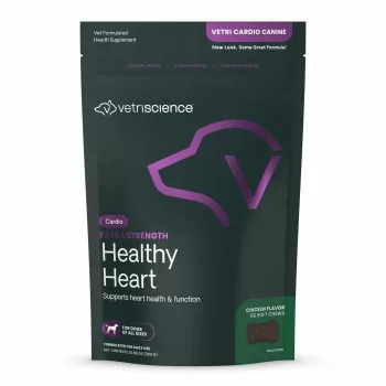   Extra Strength Healthy Heart Chews für Hunde mit Hühnergeschmack - 60 Stück