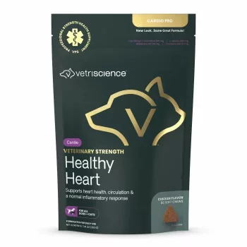   Vet Strength Healthy Heart Chews für Hunde & Katzen mit Hähnchengeschmack - 60 Stück