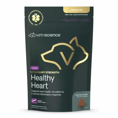 Vet Strength Healthy Heart Chews für Hunde & Katzen mit Hähnchengeschmack - 60 Stück
