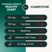 Vet Strength Healthy Heart Chews für Hunde & Katzen mit Hähnchengeschmack - 60 Stück
