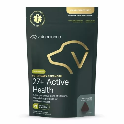 Vet Strength 27+ Active Health Chews für Hunde mit Entengeschmack - 60 Stück