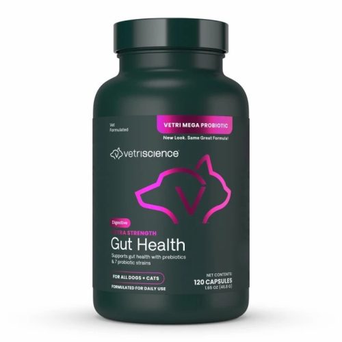 Extra Strength Gut Health Capsules for Dogs & Cats - 120pcs