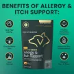 Vet Strength Allergy & Itch Support Chews für Hunde & Katzen mit Entengeschmack - 90 Stück