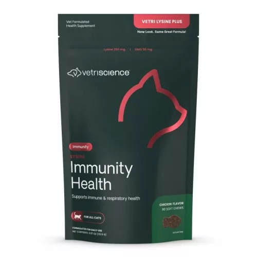 Lysine Immunity Health Chews für Katzen, Hühnergeschmack - 90 Stück