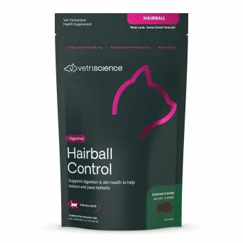   Hairball Control Chews für Katzen, Hühnergeschmack - 60 Stück