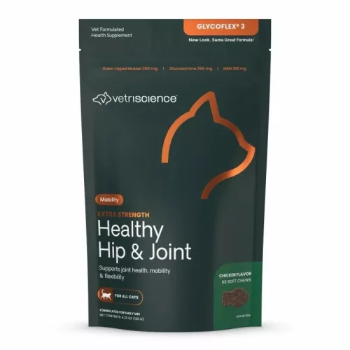 Extra Strength Healthy Hip & Joint Chews for Cats Chicken Flavor - 60pcs