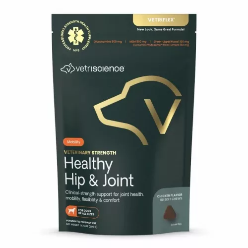 Vet Strength Healthy Hip & Joint Chews für Hunde, Huhn Geschmack - 60 Stück, 390g