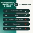 Vet Strength Healthy Hip & Joint Chews für Hunde, Huhn Geschmack - 60 Stück, 390g