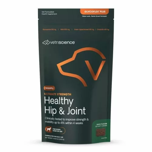 Ultimate Strength Healthy Hip & Joint Chews für Hunde mit Entengeschmack - 120 Stück