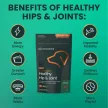 Ultimate Strength Healthy Hip & Joint Chews für kleine Hunde mit Entengeschmack - 60 Stück